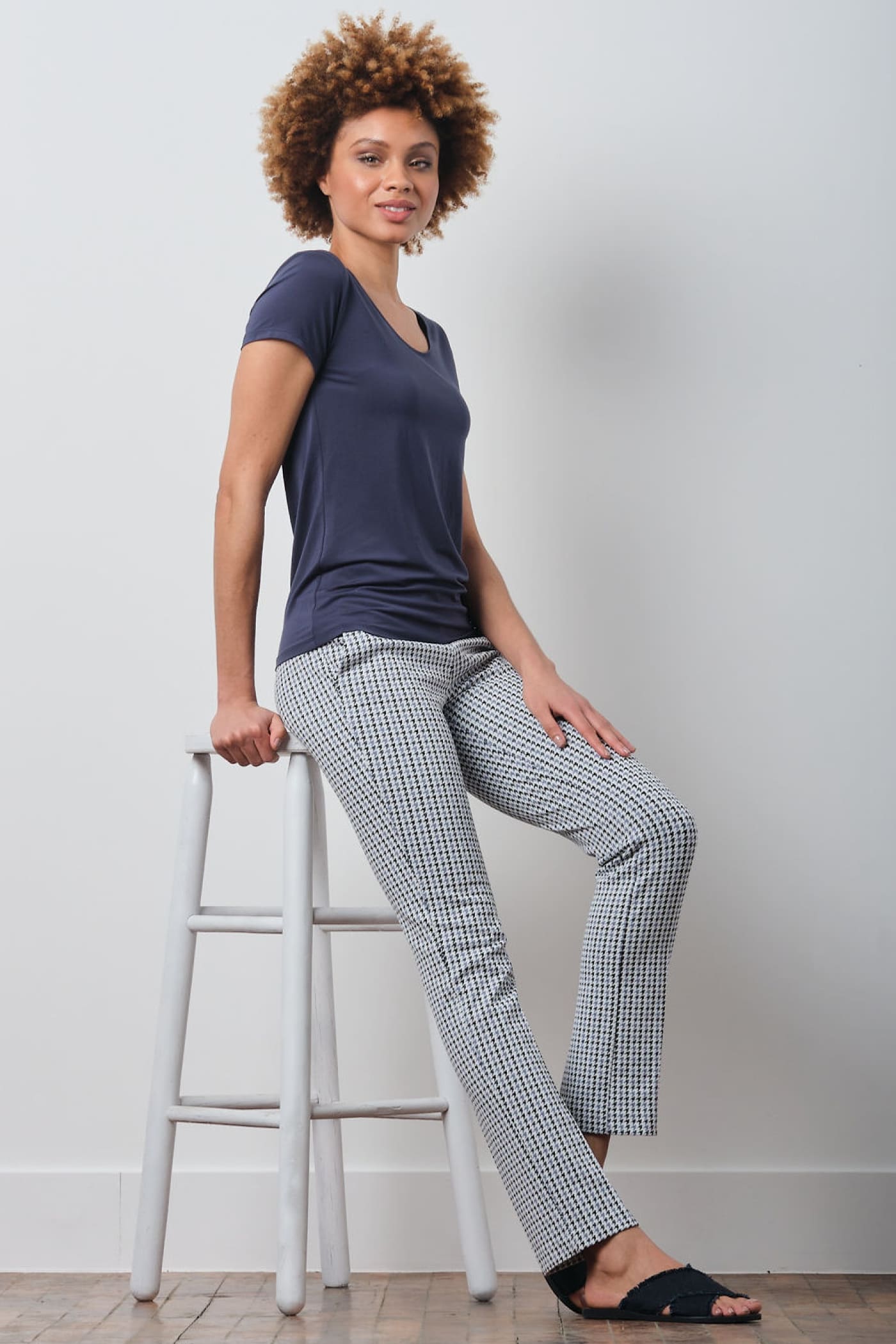 LOUIS Houndstooth Slate