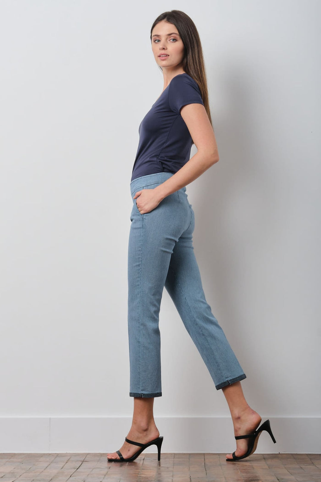 LULU Striped Denim