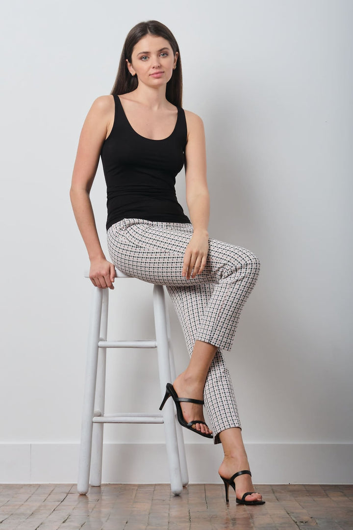 LULU Houndstooth Blush